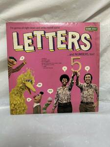 ◎E311◎LP レコード LETTERS AND NUMBERS レターズ・アンド・ナンバーズ/SESAME STREET LETTERS セサミストリート US盤