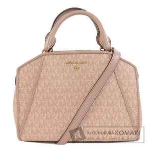 Michael Kors マイケルコース MKシグネチャー 2WAY ハンドバッグ PVC レディース 中古