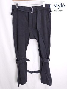 Q199b [人気] PHINGERIN フィンガリン ボンテージパンツ S ブラック BONTAGE PANTS PD-231-BT-031 | ボトムス Q