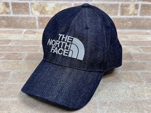 良品! THE NORTH FACE/ノースフェイス TNFロゴ デニムキャップ/帽子 NN42242 【2593y2】