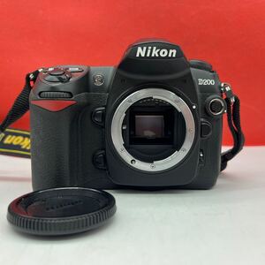 ♪ Nikon D200 デジタル一眼レフカメラ ボディ 動作確認済 シャッター、フラッシュOK ニコン