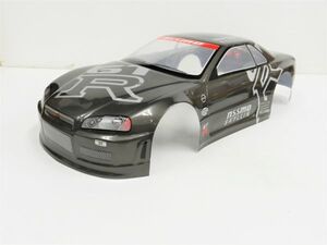 ニッサン R32 GTR タイプ ガンメタ 1/10 ドリフトラジコンカー用 スペアボディー