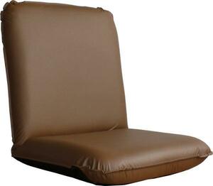 リクライニング コンパクト 座椅子 レザー素材 チェア チェアー 椅子 1人掛け ソファー ソファ 新品アウトレット ブラウン M5-MGKWG6561BR