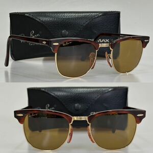 希少!!B&Lレイバン★ドライビング クロマックス クラブマスター B-20 W2052★ビンテージ 廃盤品 USA ボシュロム/ray-ban アメカジ