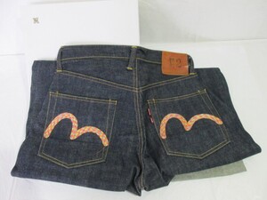 1000円スタート デニム EVISU エヴィス エビス from A コラボ LOT.2001/SIZE30×35 レインボーカモメ 日本製 100本限定 メンズ WHO K726