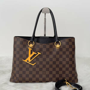 LOUIS VUITTON ルイヴィトン　ダミエ　LVリバーサイド　ショルダーストラップ付き