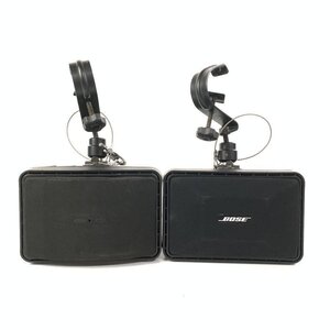 BOSE 101MM/111AD ボーズ スピーカー 2台セット(型番違い)　取付金具本体装着/ネットカバーx2付き◆簡易検査品