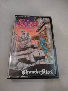 T0752　カセットテープ　RIOT / THUNDER STEEL　ライオット／サンダースティール　US