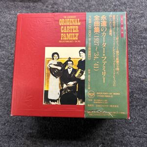 12224永遠のカーターファミリー全曲集 ［７ＣＤ］ カーターファミリー 帯付き　現状品