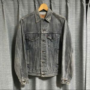 80s Levis 70506 先染 デニムジャケット 4th ヴィンテージ USA製 vintage ブラック ジージャン トラッカージャケット 黒 90s 36-38