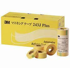 ３M　マスキングテープ　243J　PLUS　12ｍｍ×18Ｍ　1000巻　１0箱