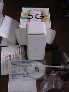 【ご希望なければ捨てます】■SoftBank Air 5G ターミナル 無線ルーター 説明書/元箱つき 通電のみの確認品 完全JUNK