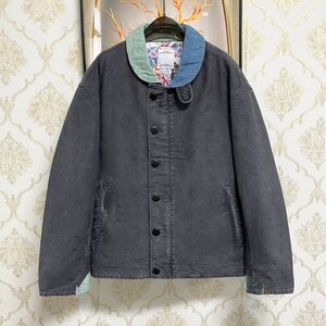 貴重 参考定価44万 VISVIM ビズビム 2023ss PURSER DECK JKT 天然染料 ヴィンテージ ダメージ加工 ジャケット 0123105013023 サイズ4