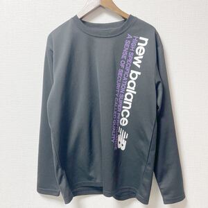 New Balance ニューバランス レディース 長袖Tシャツ プラクティスシャツ Mサイズ ブラック ポリエステル