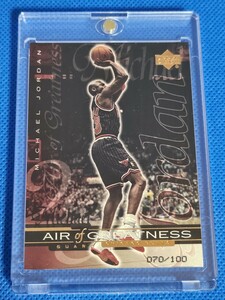 【100シリ パラレル】Michael Jordan 1999-00 Upper Deck UD Exclusives #070/100