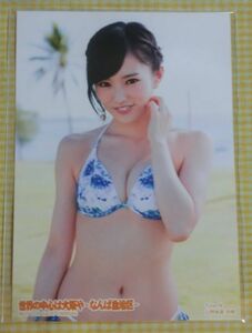 山本彩 世界の中心は大阪や ～なんば自治区～ 山野楽器特典 L版写真 1枚 NMB48 TEAM N AKB48 アイドル 芸能人 水着 ビキニ