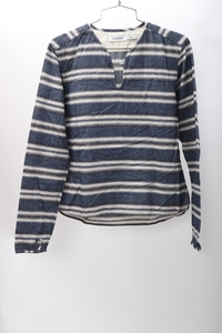 nonnativeノンネイティブ SLEEPER SHIRT-COTTON FLANNEL BORDERボーダースリーパーシャツ[MTSA58989]