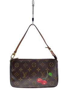 LOUIS VUITTON◆ルイヴィトン/M95008/ポシェット・アクセソワール/モノグラム・チェリーブラウン