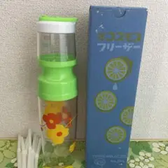 昭和レトロ　レトロポップ　コスモス　フリーザー　冷水筒　冷水ポット　花柄　未使用