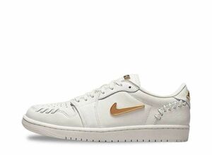 Nike WMNS Air Jordan 1 Low Method Of Make "White/Gold" 24.5cm FN5032-100