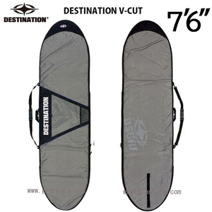 【新品・未使用】DESTINATION DAY BAG FUNBOARD V-CUT 7’6 グレー ハードケース/デイバッグ/ファンボード/ミッドレングス