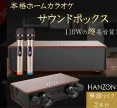 HANZONサウンドボックス カラオケセットTX-80HD