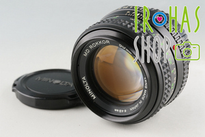 Minolta MD Rokkor 50mm F/1.4 Lens for MD Mount #55416F4