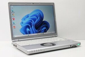 1円スタート ノートパソコン Windows11 WPS office搭載 Panasonic レッツノート CF-SZ6 第7世代 Core i5 SSD256GB メモリ8GB カメラ