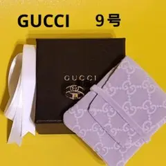 GUCCI GGロゴリング 9号