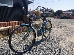 ゼブラ 自転車 昭和レトロ 実用車 運搬車 ヴィンテージ アンティーク ロードスター 山口ベニー号 ミヤタブリヂストン ジュピター