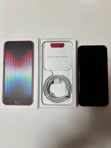 iPhone SE 本体　64GB レッド SIMフリー　美品