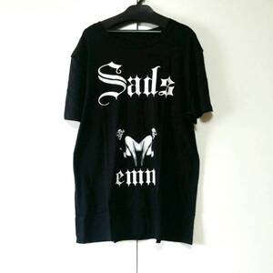 ★ブラック L SADS EVIL 黒夢 清春 MASK ルーズTシャツ KUROYUME KIYOHARU SADS サッズ