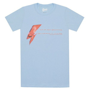 DAVID BOWIE デヴィッドボウイ Aladdin Sane Eye Flash Tシャツ LIGHT BLUE Mサイズ オフィシャル