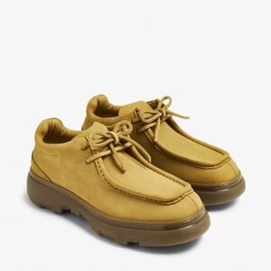 定価156200円 BURBERRY Nubuck Creeper Shoes レザー クリーパー モカシン シューズ ITLEOSHO74CAS バーバリー 40 ベージュ