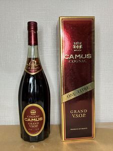 1円スタート 未開栓 CAMUS カミュ COGNAC Grand V.S.O.P. 1000ml 40% CAMUS VSOP 古酒 コニャック ブランデー 箱付き