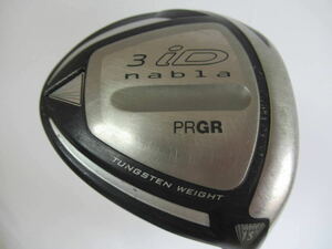 ★PRGR プロギア iD nabla フェアウエイウッド 3W 15° 純正カーボンシャフト J241　★レア★激安★中古★　★