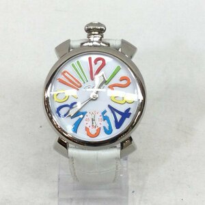 ガガ ミラノ 5010.01S MANUALE 48MM ガガミラノ マヌアーレ 48 ユニセックス 手巻き 腕時計 レザー ステンレス 腕時計 腕時計 -