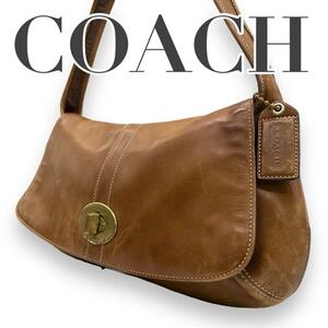 COACH コーチ　s91　肩掛け　レザー　11254　ハンドバッグ　ブラウン