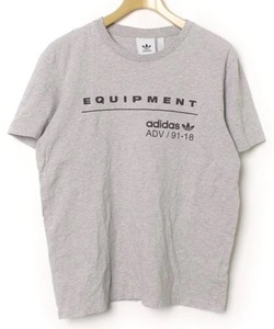 adidasアディダス☆グレーTシャツ