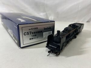 【同梱不可】天賞堂 Tenshodo HOゲージ C57形蒸気機関車 1次形 標準タイプ 51009 動作未確認現状品【40532】