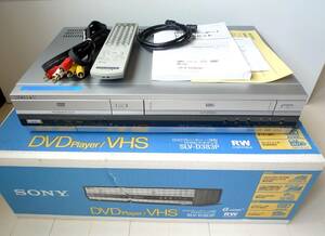 美品 高画質 SONY SLV-D383P VHS/DVD 再生デッキ 再生動作確認済み