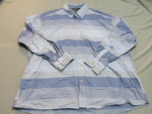 大きいサイズ 古着 Createss TOPVALU トップバリュ カジュアルシャツ 長袖シャツ サイズ 3L