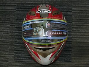 開封済 未使用 イェマ YEMA ヘルメット HELMET フルフェイス ヘルメット サイズ不明 箱無 モンスター 管理No.34065