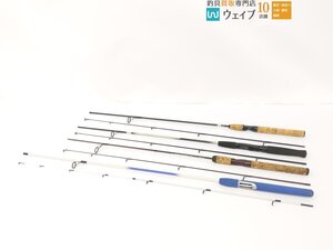 シマノ バスライズXT 2602-2・ダイワ プロキャスターS 602LFS 等 中古バスロッド 計4本セット