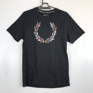 フレッドペリー FRED PERRY 半袖Tシャツ ブラック Mサイズ コットン