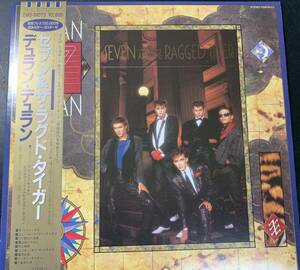 アナログ ● DURAN DURAN / SEVEN AND THE RAGGED TIGER ～ 邦盤 大型ポスター 帯破れ