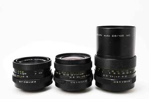 【ジャンク品】M42マウント レンズ×３ / PENTACON 50mm f1.8/ PENTACON 29mm f2.8/ PENTACON 135mm f2.8