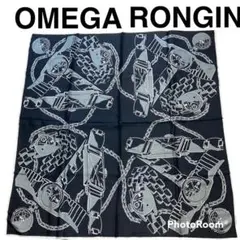 OMEGA RONGIN オメガ　スカーフ　シルク　ロンジン　超希少