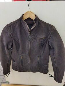 KADOYA カドヤ デニムライダースジャケット パッド付き レディース Mサイズ K’S LEATHER K’S PRODUCT◆3110/フィールドギア浜松宮竹店