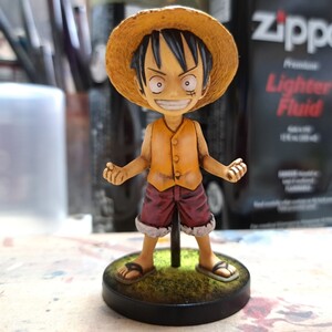 ルフィ　リペイント塗装済み完成品　■ワンピース/ONE PIECE figure repaint■ワールドコレクタブルフィギュア■ワーコレ■WCF